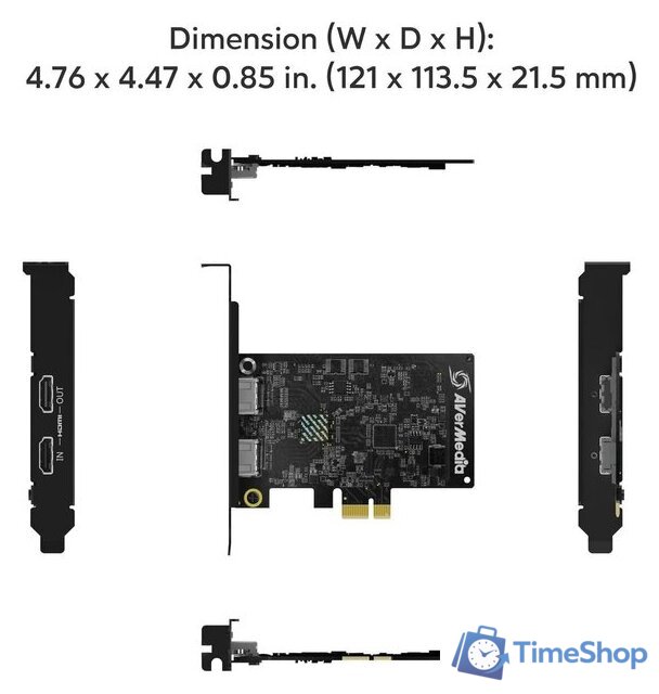Карта видеозахвата AverMedia Live Streamer Ultra HD GC571 - Изображение №3 — Интернет-магазин Time-Shop