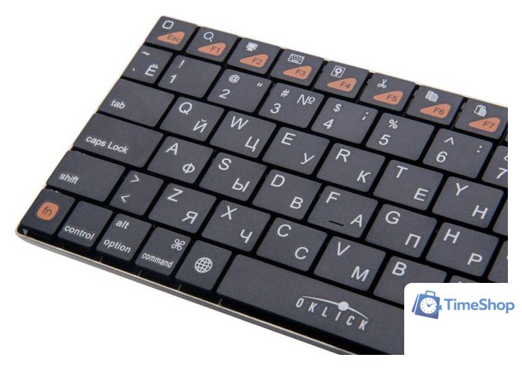 Клавиатура Оклик 840S Wireless Bluetooth Keyboard - Изображение №4 — Интернет-магазин Time-Shop