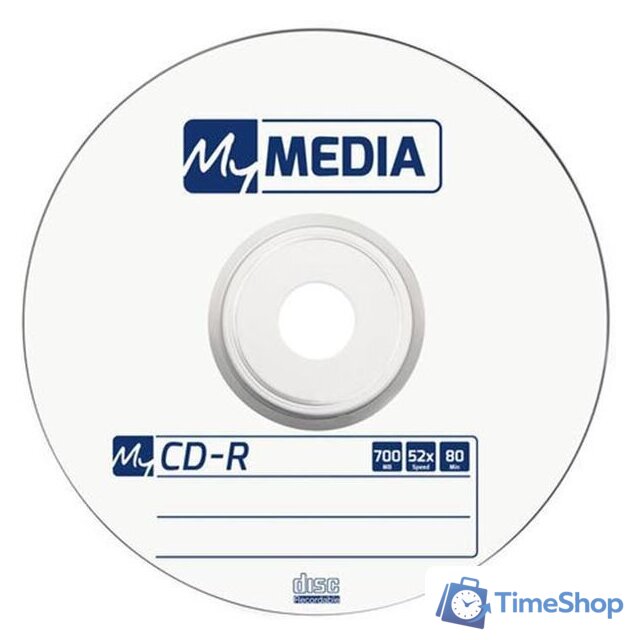CD-R диск MyMedia 700Mb 52x 69201 (50 шт.) - Изображение №3 — Интернет-магазин Time-Shop