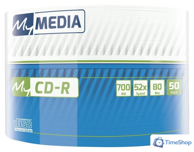 CD-R диск MyMedia 700Mb 52x 69201 (50 шт.) - Изображение №2 — Интернет-магазин Time-Shop