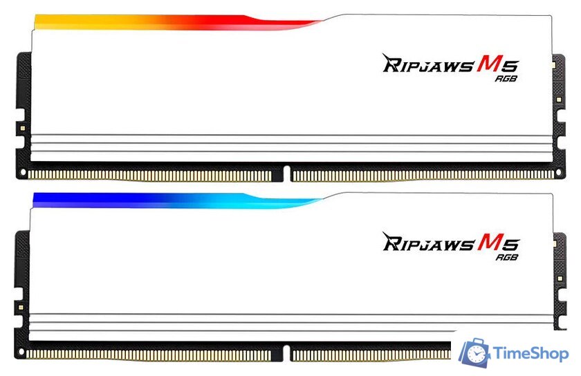 Оперативная память G.Skill Ripjaws M5 RGB 2x16ГБ DDR5 6400 МГц F5-6400J3239G16GX2-RM5RW - Изображение №1 — Интернет-магазин Time-Shop