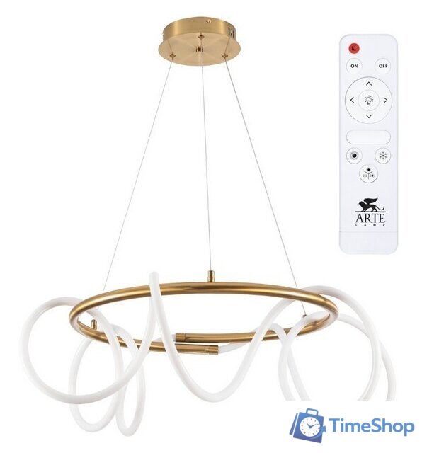 Подвесная люстра Arte Lamp Klimt A2850LM-75PB - Изображение №1 — Интернет-магазин Time-Shop