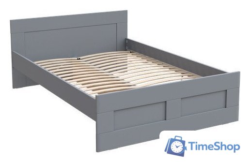 Кровать Mio Tesoro Нави 160x200 2.15.04.060.4 (серый) - Изображение №3 — Интернет-магазин Time-Shop
