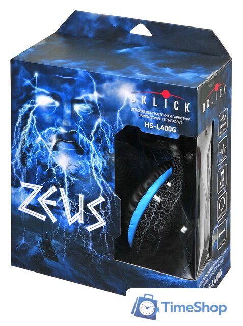 Наушники Оклик HS-L400G Zeus - Изображение №16 — Интернет-магазин Time-Shop