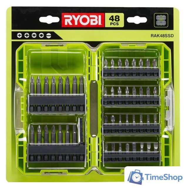Набор бит Ryobi RAK48SSD (48 предметов) - Изображение №2 — Интернет-магазин Time-Shop