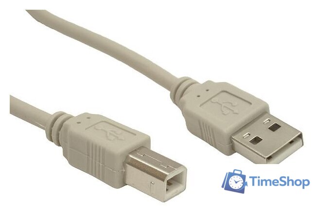 Кабель 5bites USB Type-A - USB Type-B UC5010-030C (3 м, серый) - Изображение №1 — Интернет-магазин Time-Shop