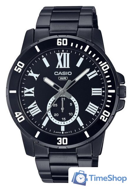 Наручные часы Casio MTP-VD200B-1B - Изображение №1 — Интернет-магазин Time-Shop