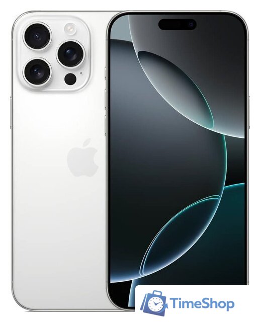 Телефон Apple iPhone 16 Pro Max Dual SIM 256GB (белый титан) - Изображение №1 — Интернет-магазин Time-Shop