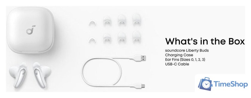 Наушники Anker Soundcore Liberty Buds (белый) - Изображение №7 — Интернет-магазин Time-Shop