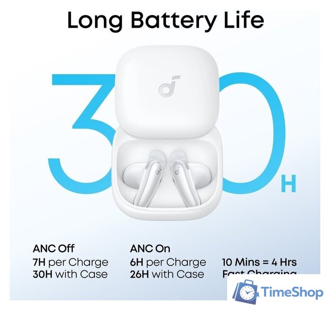 Наушники Anker Soundcore Liberty Buds (белый) - Изображение №9 — Интернет-магазин Time-Shop