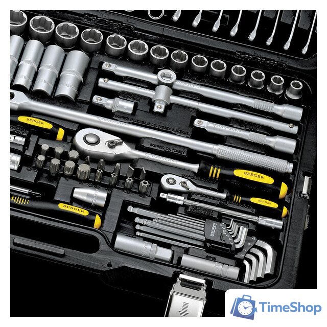 Универсальный набор инструментов Berger BG151-1214 (151 предмет) - Изображение №6 — Интернет-магазин Time-Shop