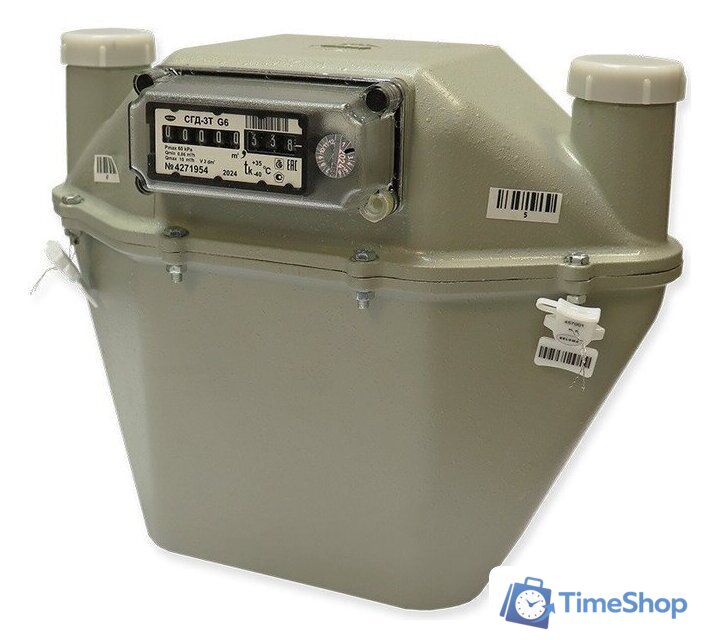 Счетчик газа БелОМО СГД-3Т-2-1 G6 (левый) - Изображение №1 — Интернет-магазин Time-Shop