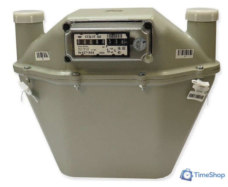 Счетчик газа БелОМО СГД-3Т-2-1 G6 (левый) - Изображение №2 — Интернет-магазин Time-Shop