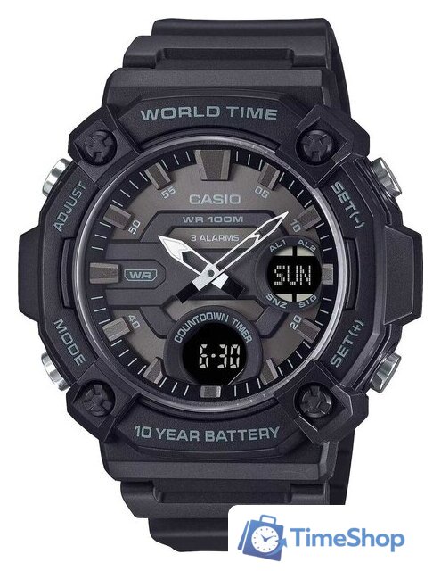 Наручные часы Casio AEQ-120W-1B - Изображение №1 — Интернет-магазин Time-Shop