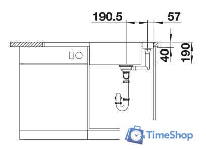 Кухонная мойка Blanco Axia III XL 6 S-F (разделочная доска из стекла, темная скала) - Изображение №4 — Интернет-магазин Time-Shop