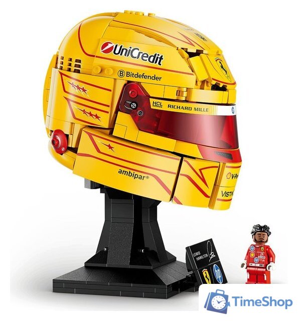 Конструктор LEGO Editions 43022 Шлем Льюиса Хэмилтона команды Scuderia Ferrari HP - Изображение №4 — Интернет-магазин Time-Shop