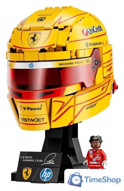 Конструктор LEGO Editions 43022 Шлем Льюиса Хэмилтона команды Scuderia Ferrari HP - Изображение №2 — Интернет-магазин Time-Shop
