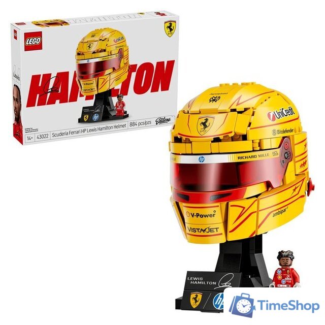 Конструктор LEGO Editions 43022 Шлем Льюиса Хэмилтона команды Scuderia Ferrari HP - Изображение №1 — Интернет-магазин Time-Shop