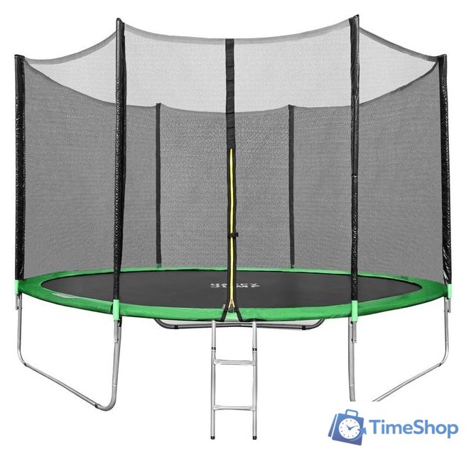 Батут Happy Jump 10ft Pro 312 см с внешней сеткой и лестницей - Изображение №1 — Интернет-магазин Time-Shop
