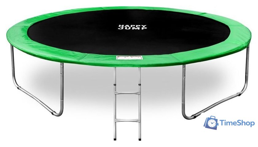 Батут Happy Jump 10ft Pro 312 см с внешней сеткой и лестницей - Изображение №2 — Интернет-магазин Time-Shop