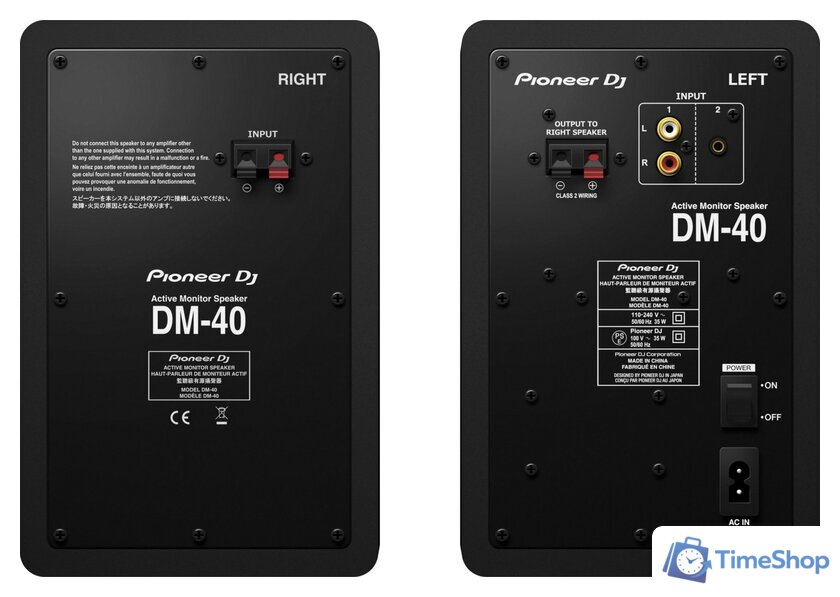 Монитор ближнего поля Pioneer DM-40 (черный) - Изображение №3 — Интернет-магазин Time-Shop
