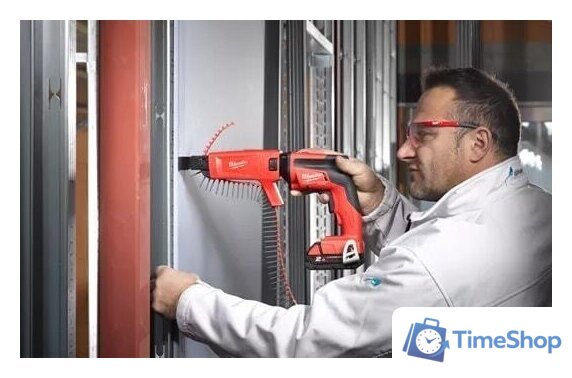 Шуруповерт для гипсокартона Milwaukee M18 FSGC-202X 4933459199 (с 2-мя АКБ, кейс) - Изображение №12 — Интернет-магазин Time-Shop