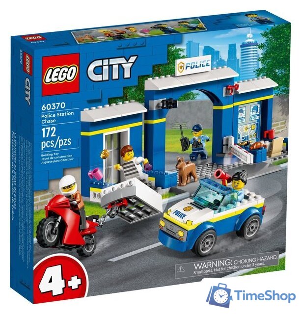 Конструктор LEGO City 60370 Побег из полицейского участка - Изображение №1 — Интернет-магазин Time-Shop