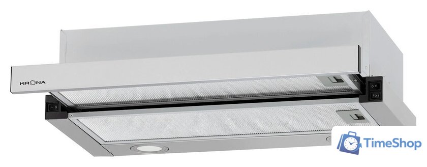 Кухонная вытяжка Krona Kamilla T 600 Inox 2 мотора (нержавеющая сталь) - Изображение №1 — Интернет-магазин Time-Shop