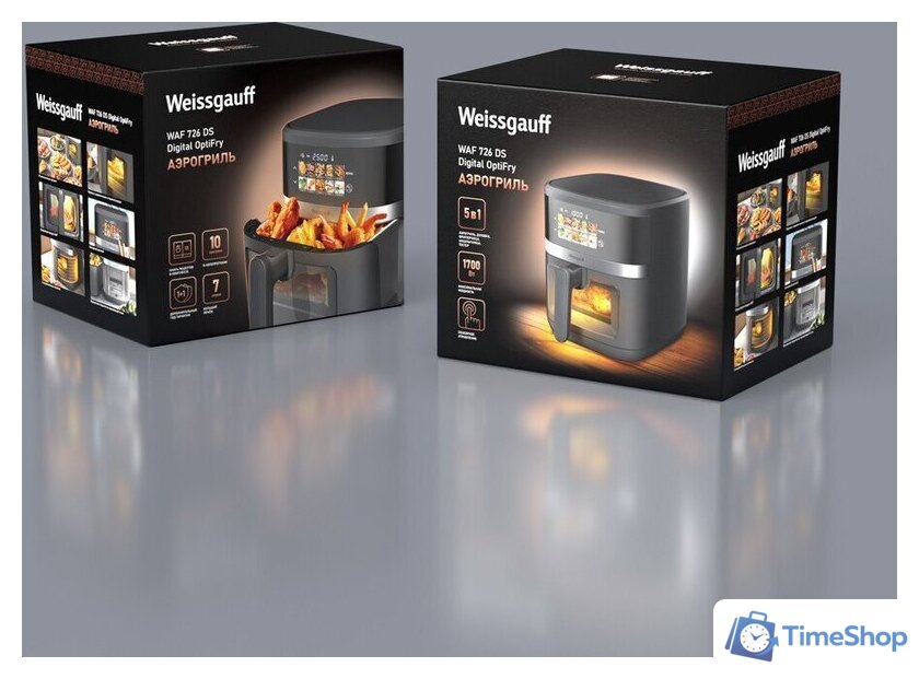 Аэрогриль (аэрофритюрница) Weissgauff WAF 726 DS Digital OptiFry - Изображение №30 — Интернет-магазин Time-Shop