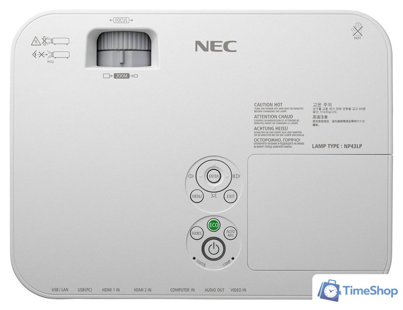 Проектор NEC ME401X - Изображение №8 — Интернет-магазин Time-Shop