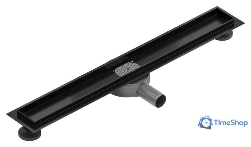 Корпус для трапа Mexen Flat 360 Black 1740070 - Изображение №1 — Интернет-магазин Time-Shop