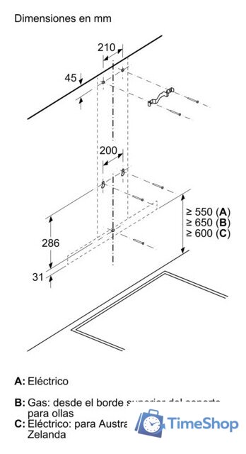 Кухонная вытяжка Bosch Serie 2 DWB66BC60 - Изображение №7 — Интернет-магазин Time-Shop