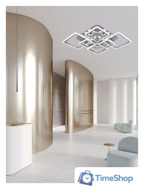 Припотолочная люстра Aitin Pro L26466/6 (хром RGB) - Изображение №5 — Интернет-магазин Time-Shop