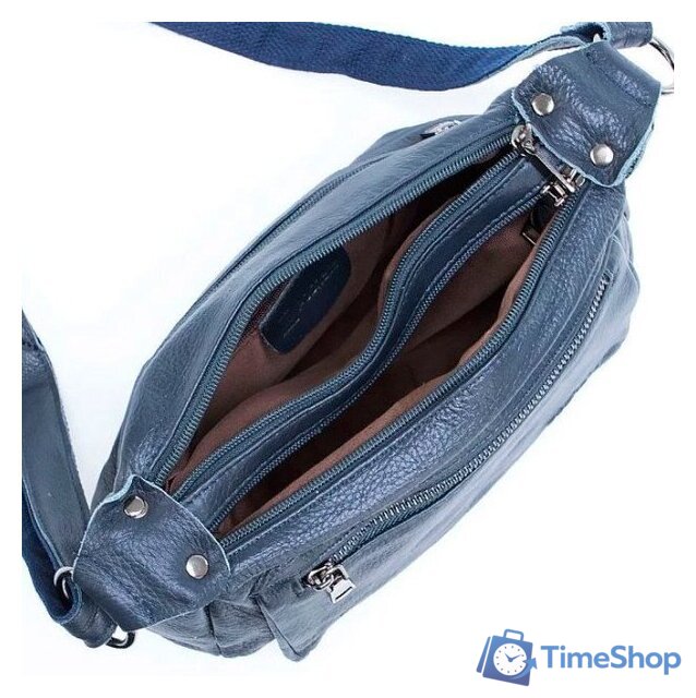 Женская сумка Poshete 921-301-NAV (синий) - Изображение №3 — Интернет-магазин Time-Shop