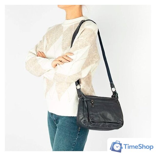 Женская сумка Poshete 921-301-NAV (синий) - Изображение №5 — Интернет-магазин Time-Shop