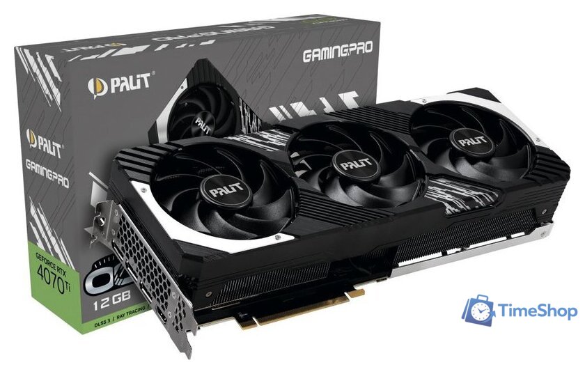 Видеокарта Palit GeForce RTX 4070 Ti GamingPro OC NED407TT19K9-1043A - Изображение №4 — Интернет-магазин Time-Shop