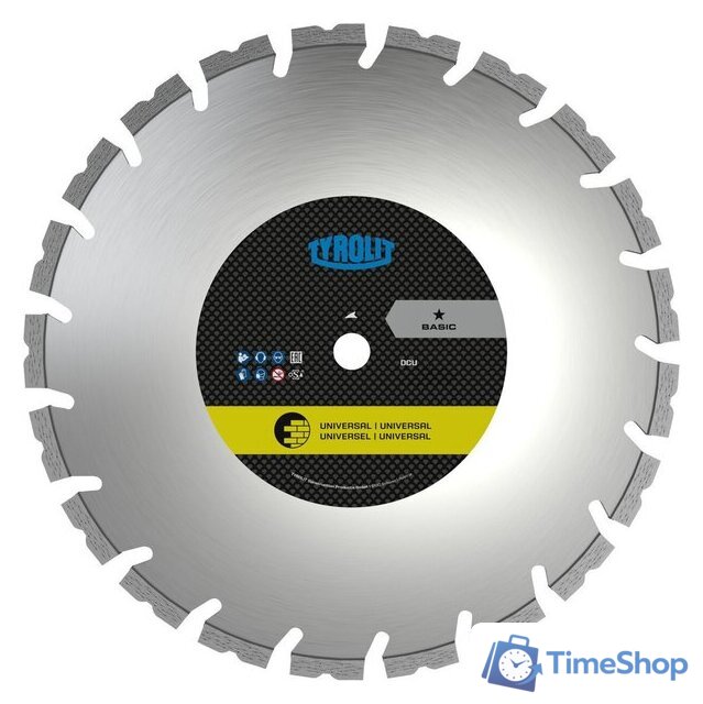 Отрезной диск алмазный  Tyrolit Basic DCU 350x3.2x25.4 34501462 - Изображение №1 — Интернет-магазин Time-Shop