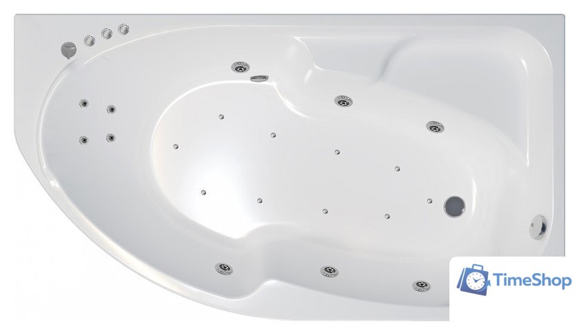 Ванна Triton София 170x95 R Люкс Flat (с гидромассажем) - Изображение №1 — Интернет-магазин Time-Shop