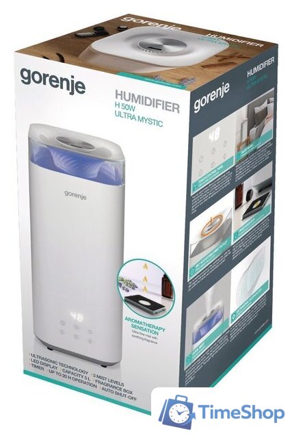Увлажнитель воздуха Gorenje H50W - Изображение №9 — Интернет-магазин Time-Shop