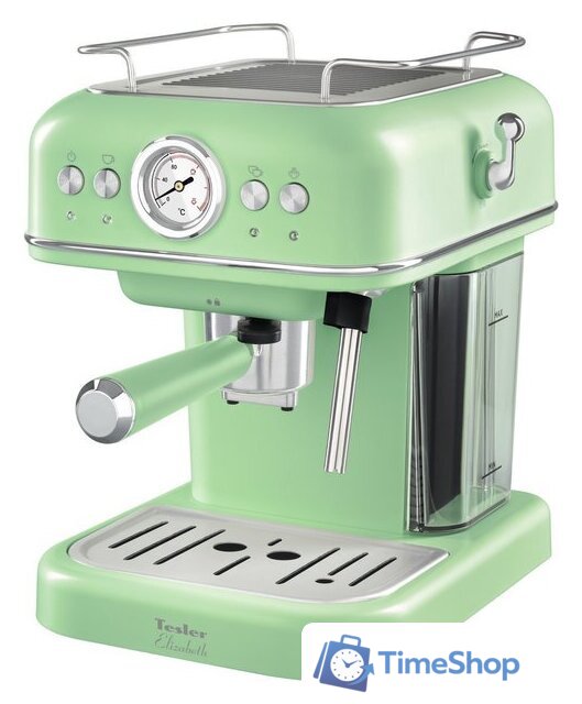 Рожковая кофеварка Tesler ECM-245 green - Изображение №1 — Интернет-магазин Time-Shop