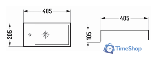 Умывальник Mexen Inez MEX-21484061R - Изображение №2 — Интернет-магазин Time-Shop