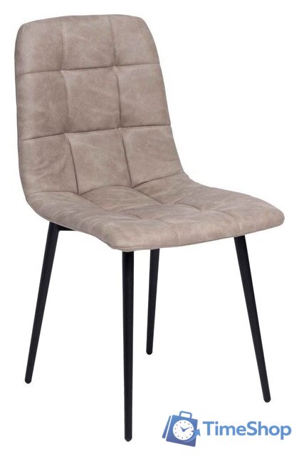 Стул Алвест AV 406-N (песочная замша Kiprus 03/черный) - Изображение №1 — Интернет-магазин Time-Shop