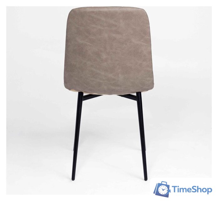 Стул Алвест AV 406-N (песочная замша Kiprus 03/черный) - Изображение №6 — Интернет-магазин Time-Shop