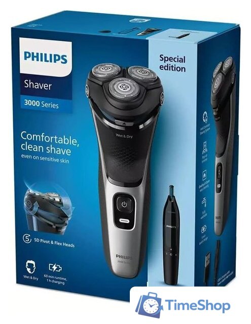 Электробритва Philips S3143/02 - Изображение №3 — Интернет-магазин Time-Shop