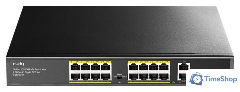 Неуправляемый коммутатор Cudy FS1018PS1 3.0 - Изображение №1 — Интернет-магазин Time-Shop