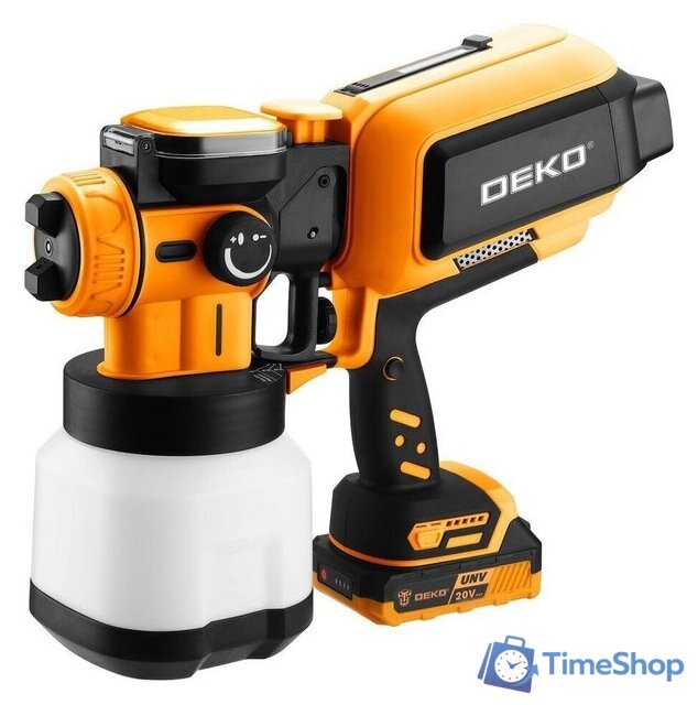 Краскораспылитель Deko DKSG20K4 (с 1-им АКБ) - Изображение №3 — Интернет-магазин Time-Shop