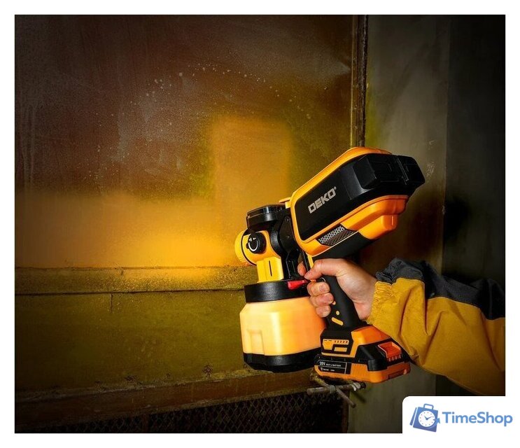 Краскораспылитель Deko DKSG20K4 (с 1-им АКБ) - Изображение №9 — Интернет-магазин Time-Shop
