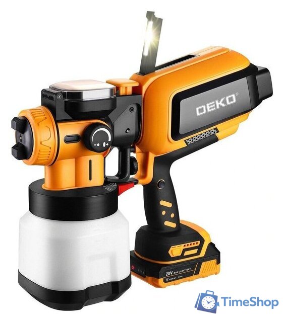Краскораспылитель Deko DKSG20K4 (с 1-им АКБ) - Изображение №2 — Интернет-магазин Time-Shop