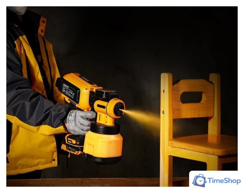 Краскораспылитель Deko DKSG20K4 (с 1-им АКБ) - Изображение №10 — Интернет-магазин Time-Shop