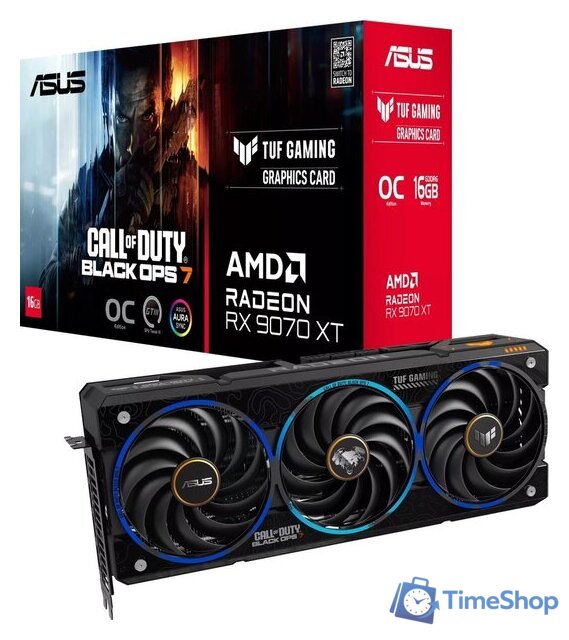 Видеокарта ASUS TUF Gaming Radeon RX 9070 XT COD BO7 Special Edition TUF-RX9070XT-O16G-COD-BO7 - Изображение №14 — Интернет-магазин Time-Shop